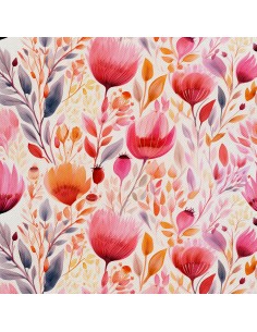 OUTDOOR DEKOSTOFFE OXFORD - Blumen- DX2061