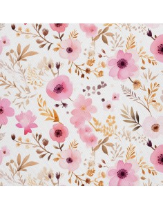 OUTDOOR DEKOSTOFFE OXFORD - Blumen- DX2064