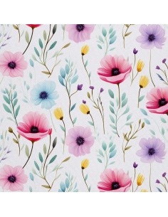 OUTDOOR DEKOSTOFFE OXFORD - Blumen- DX2065