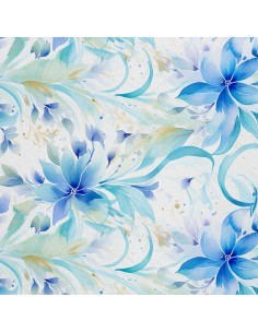 OUTDOOR DEKOSTOFFE OXFORD - Blumen- DX2076