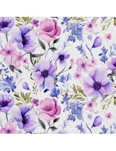 OUTDOOR DEKOSTOFFE OXFORD - Blumen- DX2080