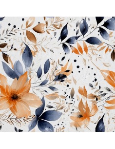 OUTDOOR DEKOSTOFFE OXFORD - Blumen- DX2093