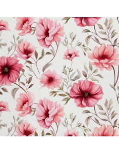 OUTDOOR DEKOSTOFFE OXFORD - Blumen- DX2102