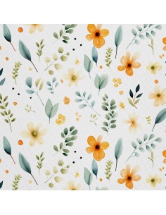 OUTDOOR DEKOSTOFFE OXFORD - Blumen- DX2105