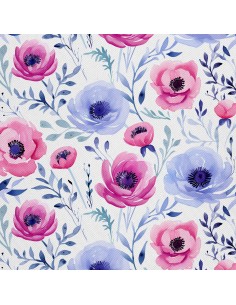 OUTDOOR DEKOSTOFFE OXFORD - Blumen- DX2106