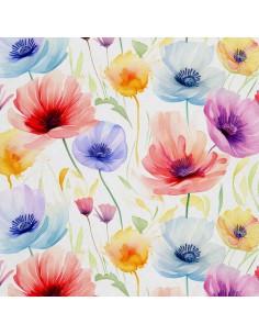 OUTDOOR DEKOSTOFFE OXFORD - Blumen- DX2133