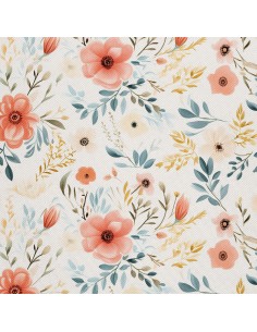 OUTDOOR DEKOSTOFFE OXFORD - Blumen - DX2154