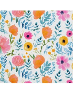 OUTDOOR DEKOSTOFFE OXFORD - Blumen - DX2174