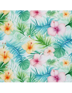OUTDOOR DEKOSTOFFE OXFORD - Blumen - DX2177