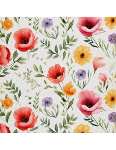 OUTDOOR DEKOSTOFFE OXFORD - Blumen - DX2179
