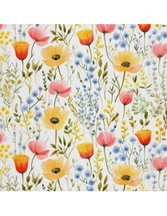 OUTDOOR DEKOSTOFFE OXFORD - Blumen - DX2182