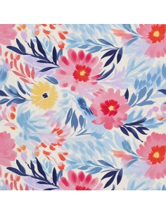 OUTDOOR DEKOSTOFFE OXFORD - Blumen - DX2185