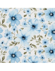 OUTDOOR DEKOSTOFFE OXFORD - Blumen - DX2192