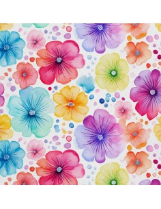 OUTDOOR DEKOSTOFFE OXFORD - Blumen - DX2205