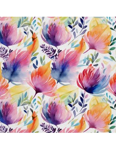 OUTDOOR DEKOSTOFFE OXFORD - Blumen - DX2208