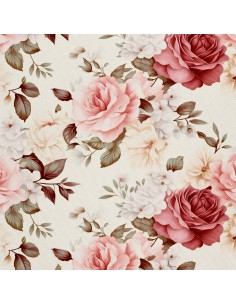 OUTDOOR DEKOSTOFFE OXFORD - Blumen - DX2216