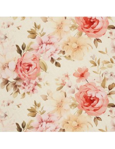 OUTDOOR DEKOSTOFFE OXFORD - Blumen - DX2220