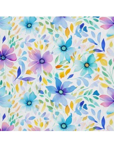 OUTDOOR DEKOSTOFFE OXFORD - Blumen - DX2233
