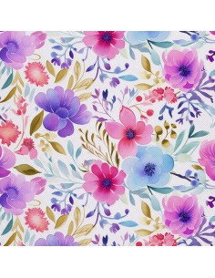 OUTDOOR DEKOSTOFFE OXFORD - Blumen - DX2236