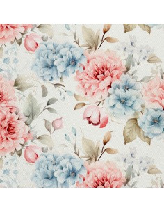 OUTDOOR DEKOSTOFFE OXFORD - Blumen - DX2278