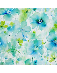 OUTDOOR DEKOSTOFFE OXFORD - Blumen - DX2288