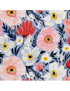 OUTDOOR DEKOSTOFFE OXFORD - Blumen - DX2299