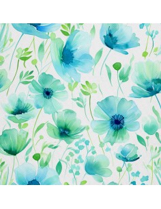 OUTDOOR DEKOSTOFFE OXFORD - Blumen - DX2303