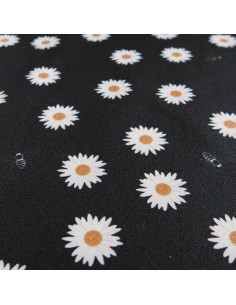 OUTDOOR DEKOSTOFFE OXFORD mit Motiv Gänseblümchen I DR006