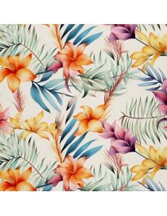 OUTDOOR DEKOSTOFFE OXFORD - Blumen - DX2339