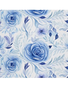 OUTDOOR DEKOSTOFFE OXFORD - Blumen - DX2404