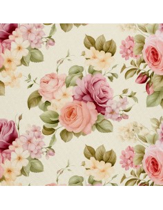 OUTDOOR DEKOSTOFFE OXFORD - Blumen - DX2410