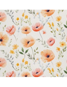 OUTDOOR DEKOSTOFFE OXFORD - Blumen - DX2417