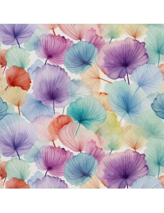 OUTDOOR DEKOSTOFFE OXFORD - Blumen - DX2418