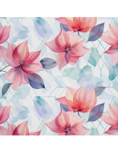 OUTDOOR DEKOSTOFFE OXFORD - Blumen - DX2420