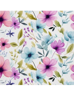 OUTDOOR DEKOSTOFFE OXFORD - Blumen - DX2442