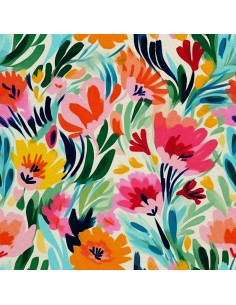 OUTDOOR DEKOSTOFFE OXFORD - Blumen - DX2444
