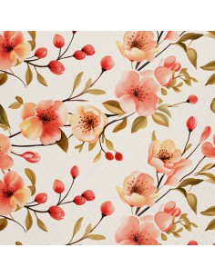 OUTDOOR DEKOSTOFFE OXFORD - Blumen - DX2451