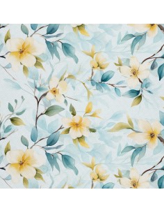 OUTDOOR DEKOSTOFFE OXFORD - Blumen - DX2456