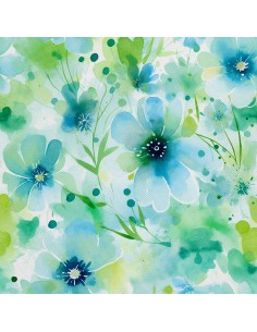 OUTDOOR DEKOSTOFFE OXFORD - Blumen - DX2463