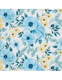 OUTDOOR DEKOSTOFFE OXFORD - Blumen - DX2468