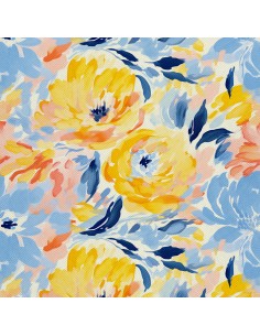 OUTDOOR DEKOSTOFFE OXFORD - Blumen - DX2470