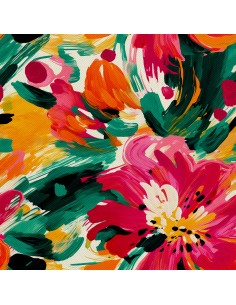 OUTDOOR DEKOSTOFFE OXFORD - Blumen - DX2471