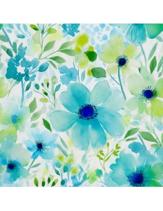 OUTDOOR DEKOSTOFFE OXFORD - Blumen - DX2477
