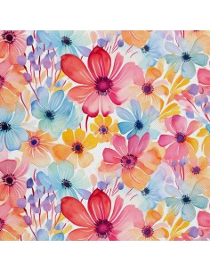 OUTDOOR DEKOSTOFFE OXFORD - Blumen - DX2494