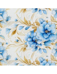 OUTDOOR DEKOSTOFFE OXFORD - Blumen - DX2496