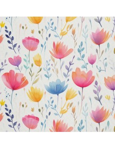 OUTDOOR DEKOSTOFFE OXFORD - Blumen - DX2497