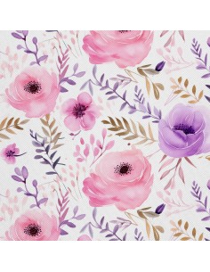 OUTDOOR DEKOSTOFFE OXFORD - Blumen - DX2556