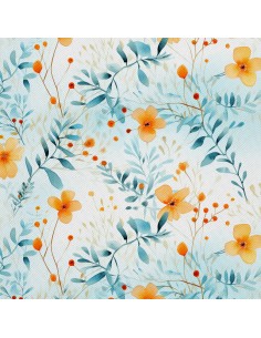 OUTDOOR DEKOSTOFFE OXFORD - Blumen - DX2577
