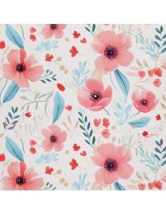 OUTDOOR DEKOSTOFFE OXFORD - Blumen - DX2784