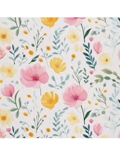 OUTDOOR DEKOSTOFFE OXFORD - Blumen - DX2886